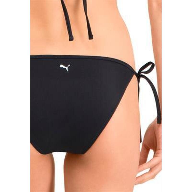 Bas de bikini avec liens à nouer pour femmes PUMA Swim Noir