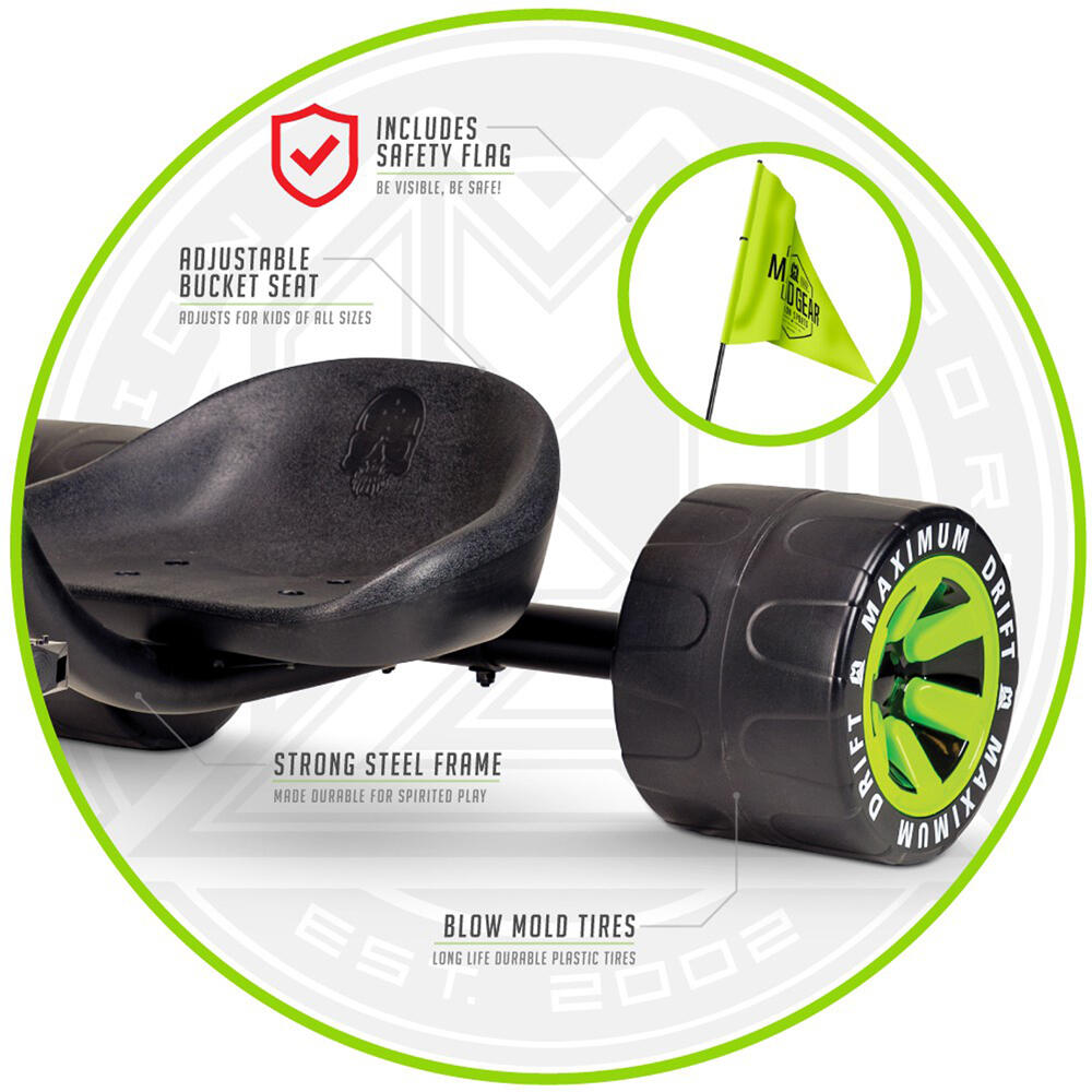 MGP Action Sports – DRIFT TRIKE – Drifting Trike – Max Rider Weight 68kg 5/6