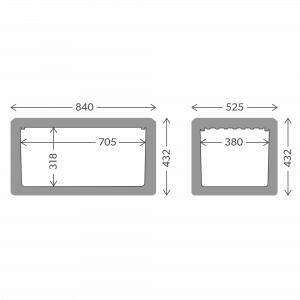 Dometic Cool-Ice CI 85 Insulation box | 87 L | Stone 5/6