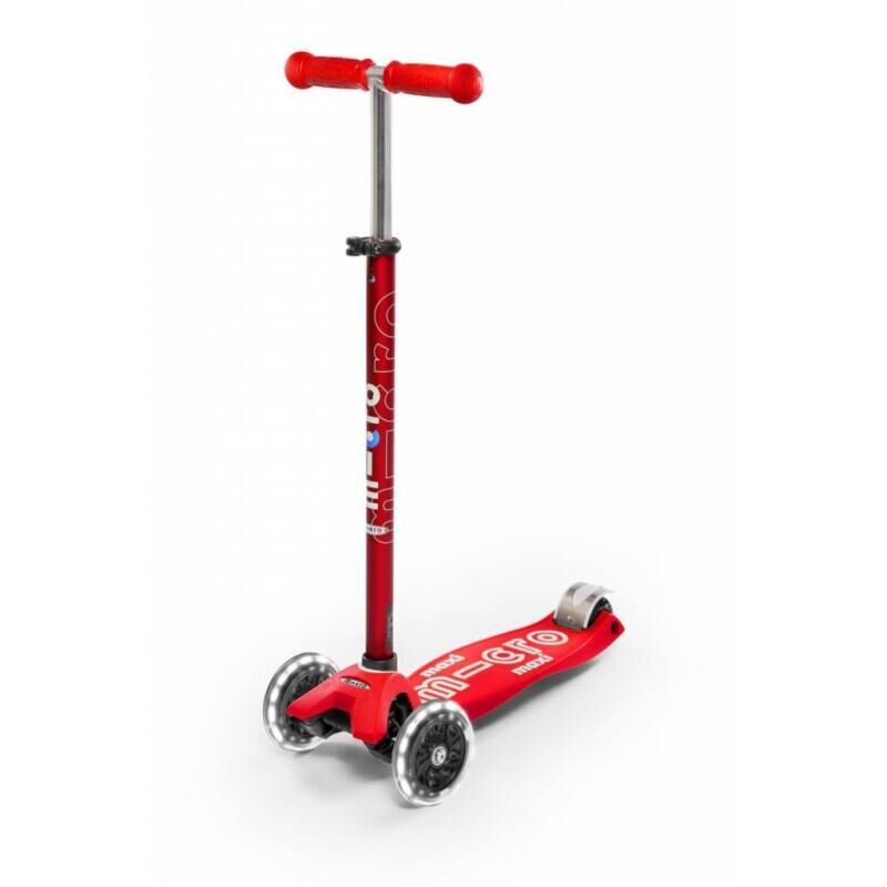 MICRO Maxi Micro LED Scooter: Red