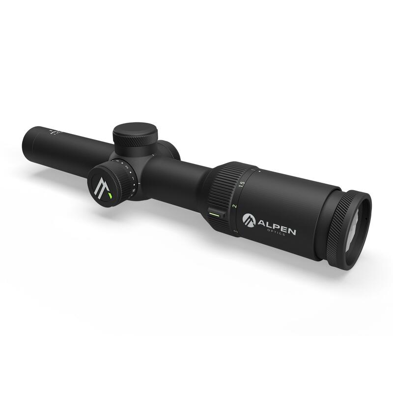 Mira para espingardas Apex XP 1-6x24 com retículo duplex e tencologia SmartDot