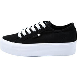 Baskets DC Shoes cu platforma Manual Platform, Noir, Femmes