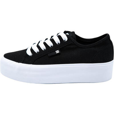 Zapatillas DC Shoes cu platforma Manual Platform, Negro, Mujer