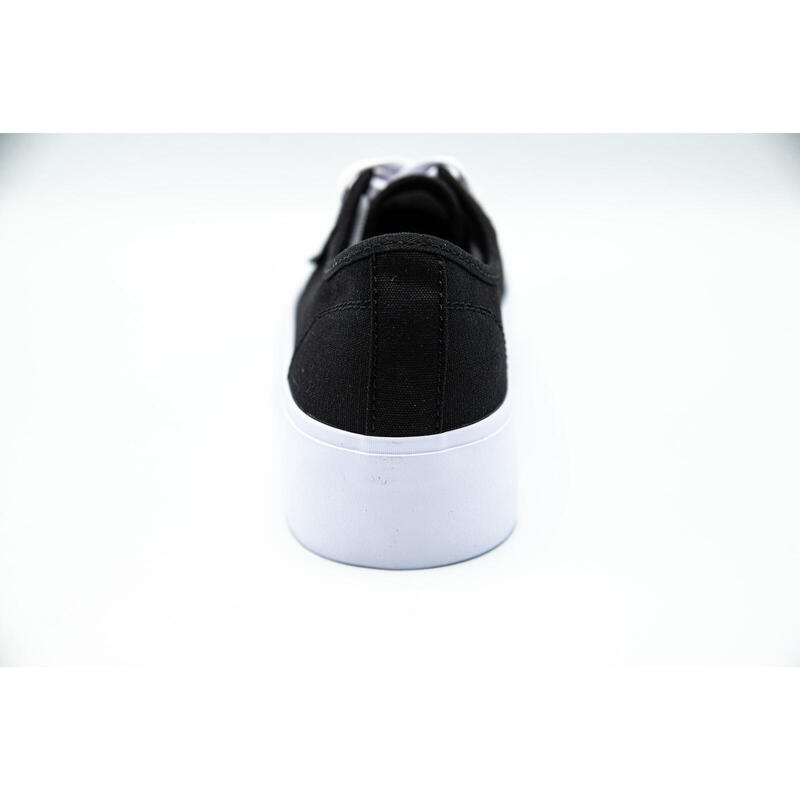 Zapatillas DC Shoes cu platforma Manual Platform, Negro, Mujer