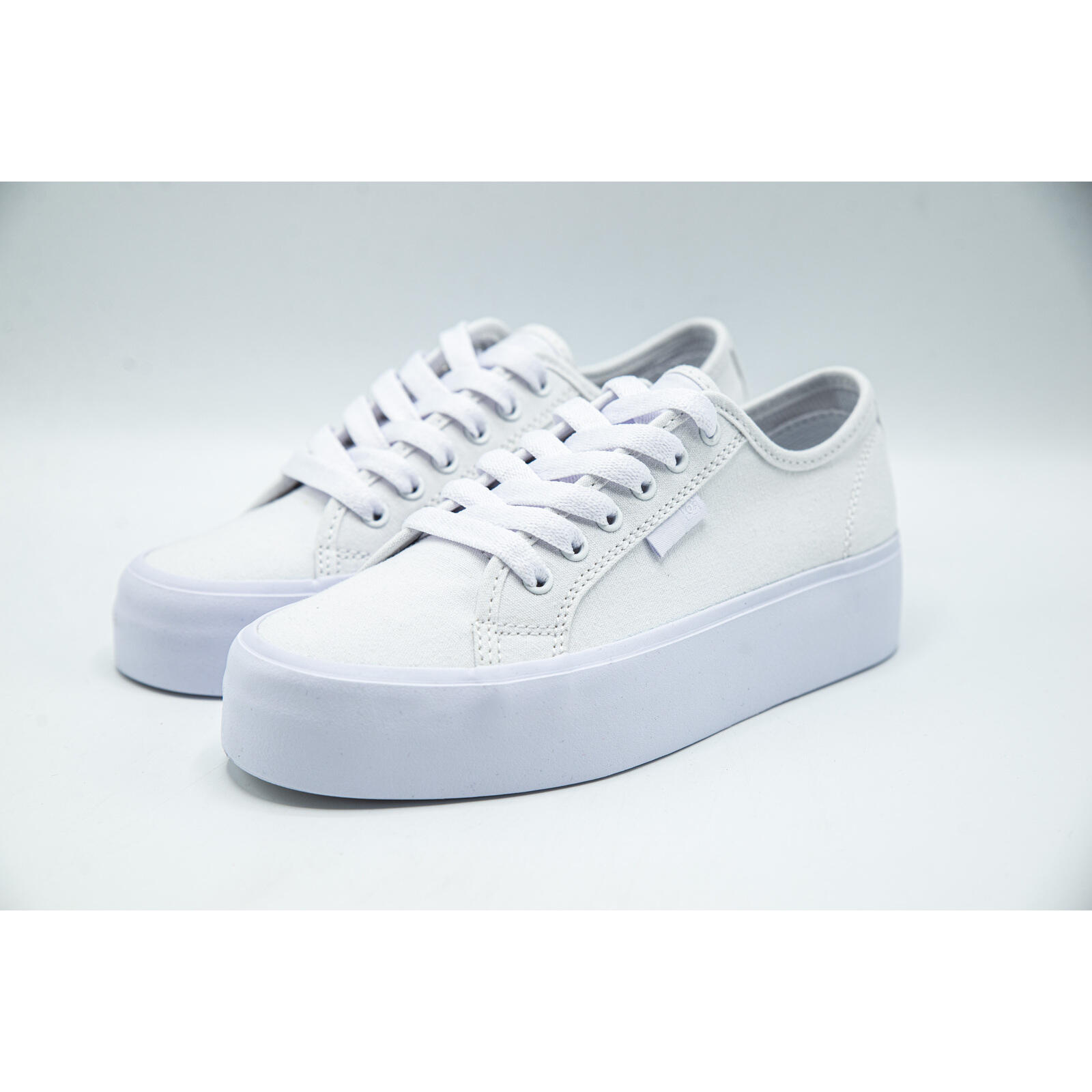 Scarpe da ginnastica DC Shoes cu platforma Manual Platform, Bianca, Donne 3/5