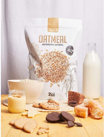 Aromatisiertes Hafermehl - 2 kg Schokoladenstückchen Quamtrax 3/7