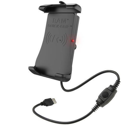 Support chargeur sans fil pour smartphone, base pince