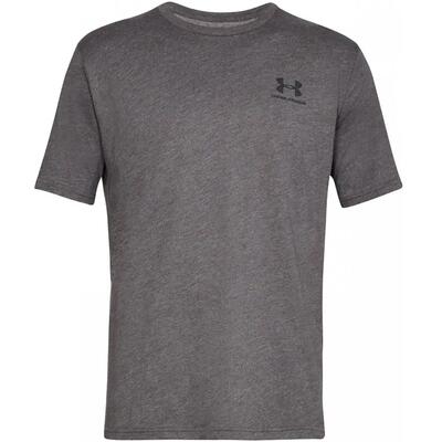 Maglietta Logo Uomo Under Armour Grigio Argento