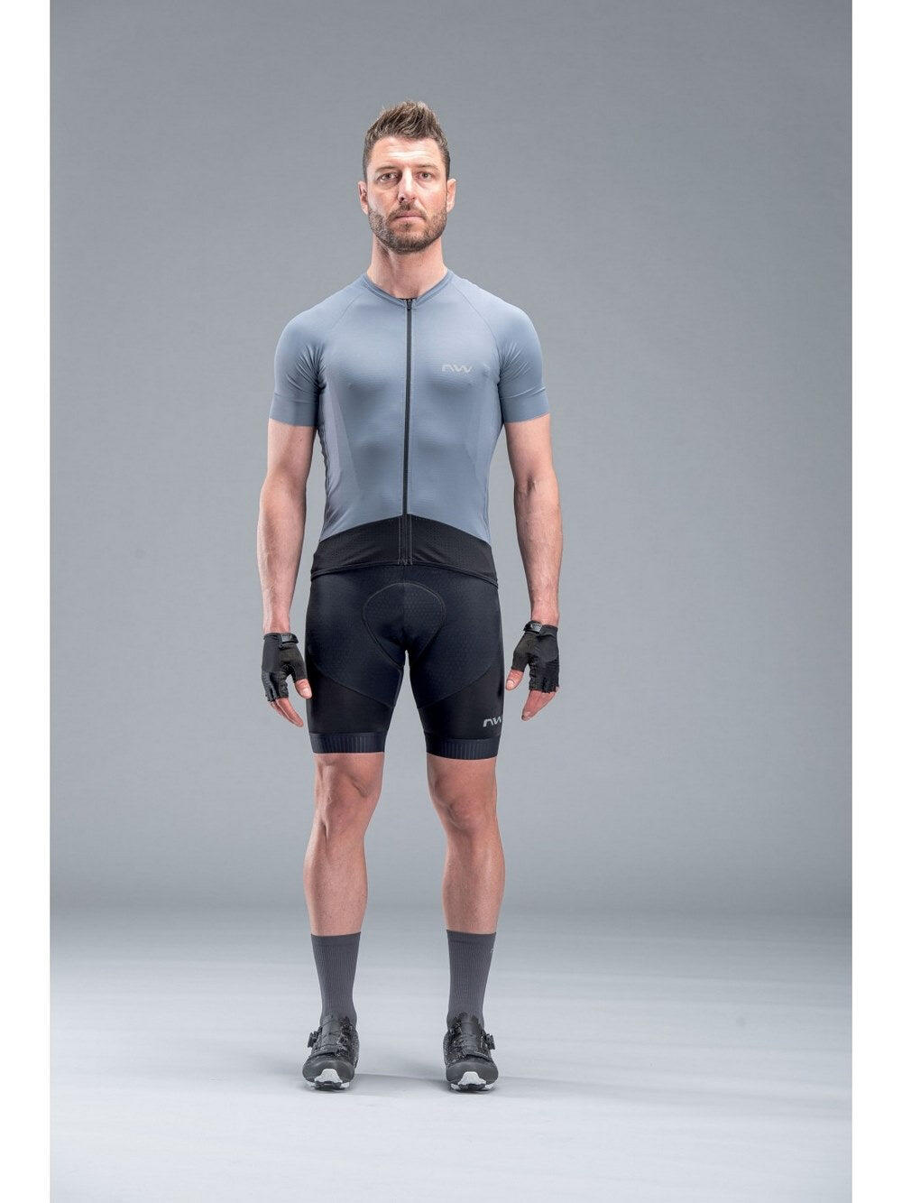 Spodenki rowerowe męskie NORTHWAVE ACTIVE Bibshort czarne 2/4