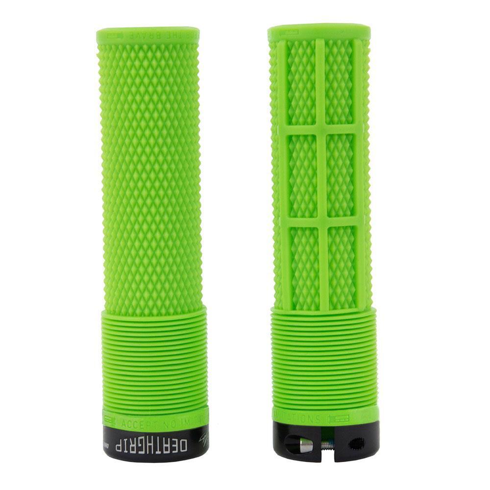 DMR DMR Deathgrip Bar Grips - Sick Green Thin Flangeless