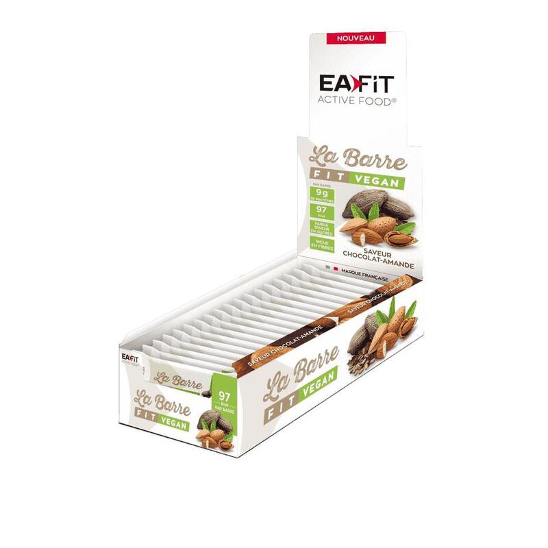 EAFIT La Barre Fit Vegan Chocolat Amande - Boite de 32