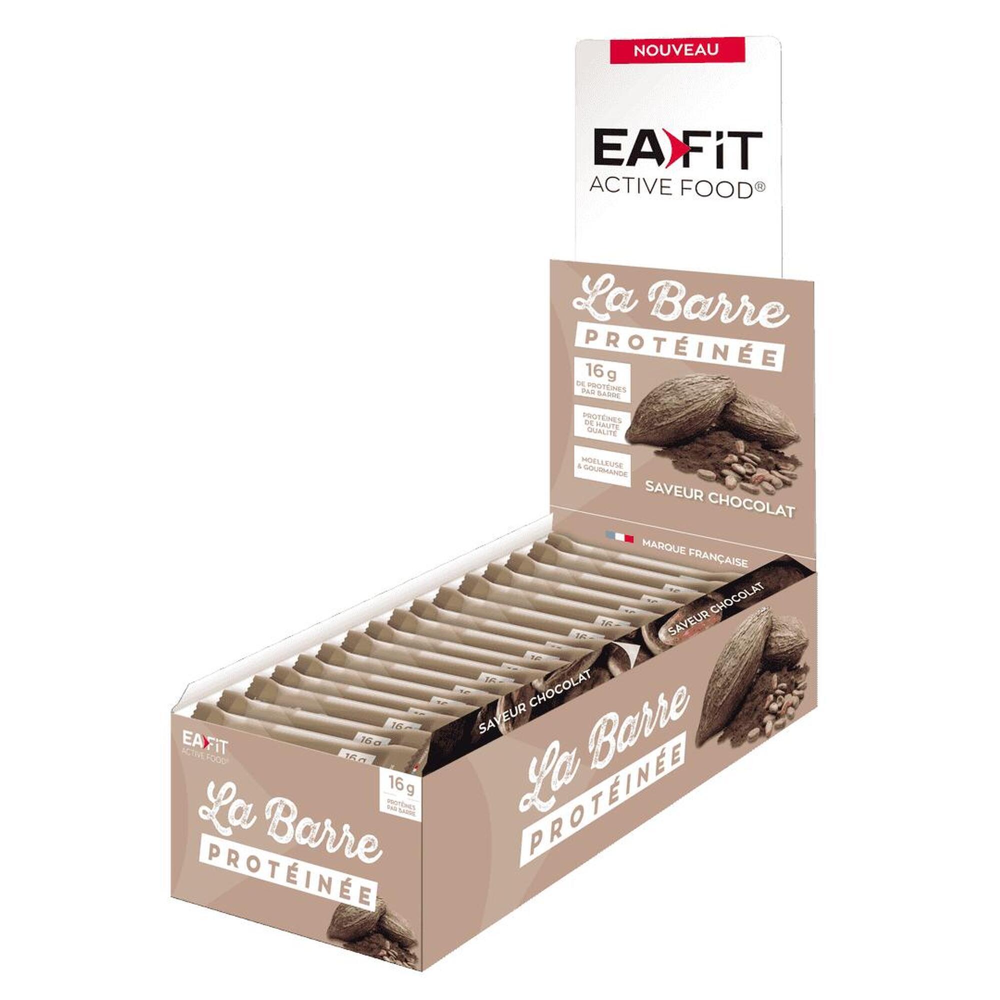 EAFIT La Barre Protéinée Chocolat - Boite de 24 barres
