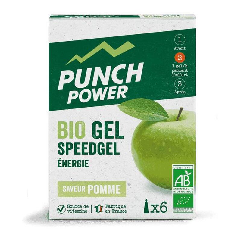 Punch Power Bio Gel SPEEDGEL - Pomme - Lot de 6