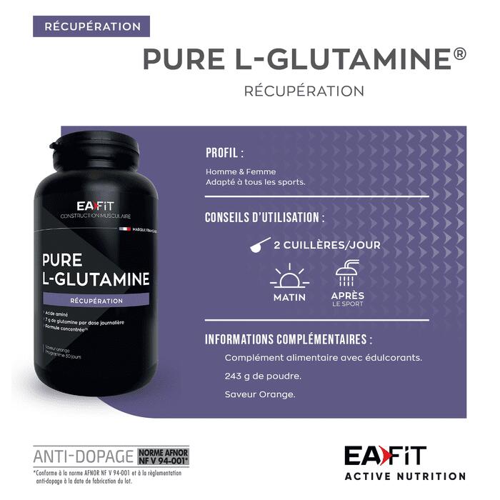 EAFIT Pure L-Glutamine 243 g