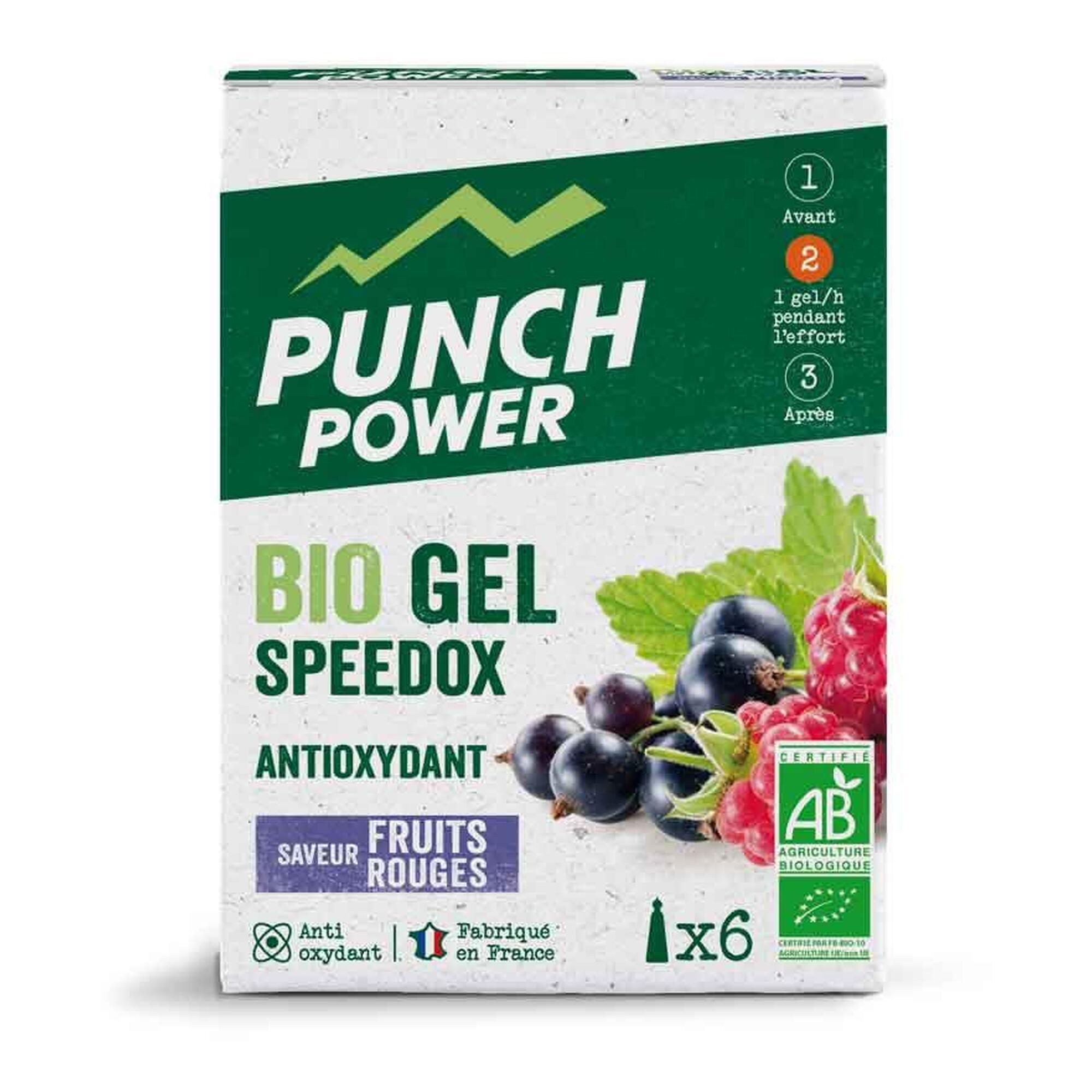 Punch Power Bio Gel Speedox-Fruits rouges-Lot de 6