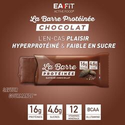 Barre Protéinée EaFit - Chocolat - 46 gr - Click For Foot