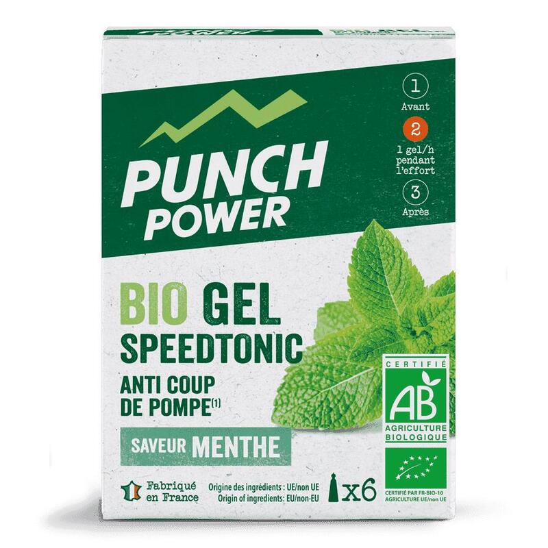 Punch Power Bio Gel SPEEDTONIC - Menthe - Lot de 6