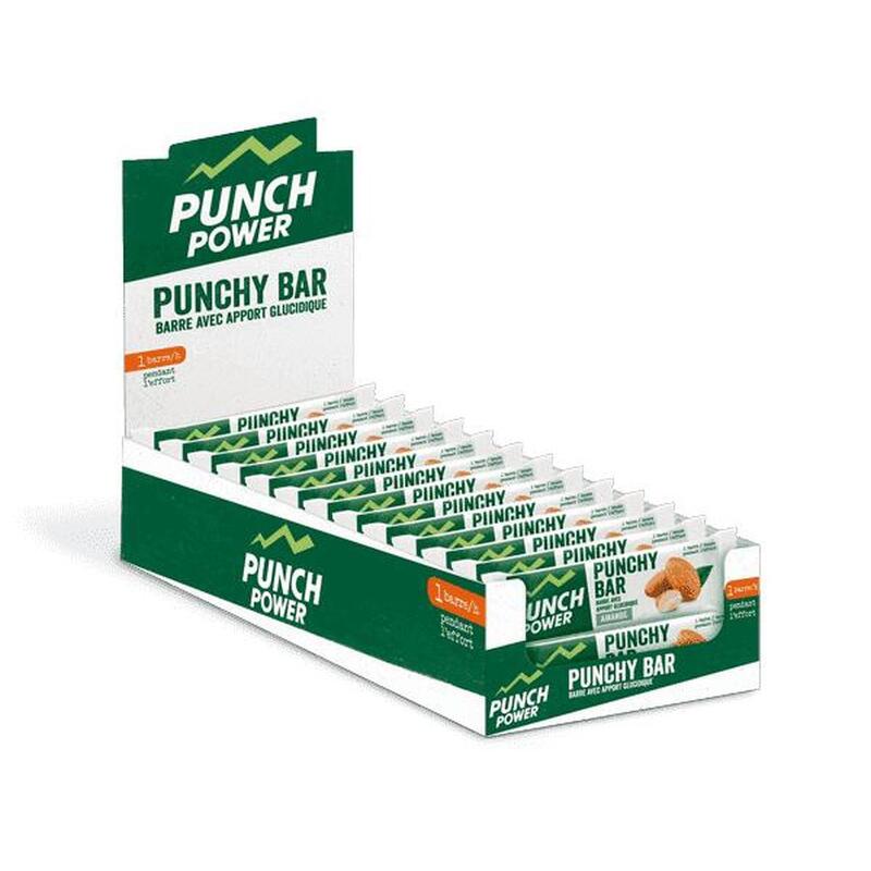 Punch Power Punchybar - Barre énergétique - Amande - Lot de 40