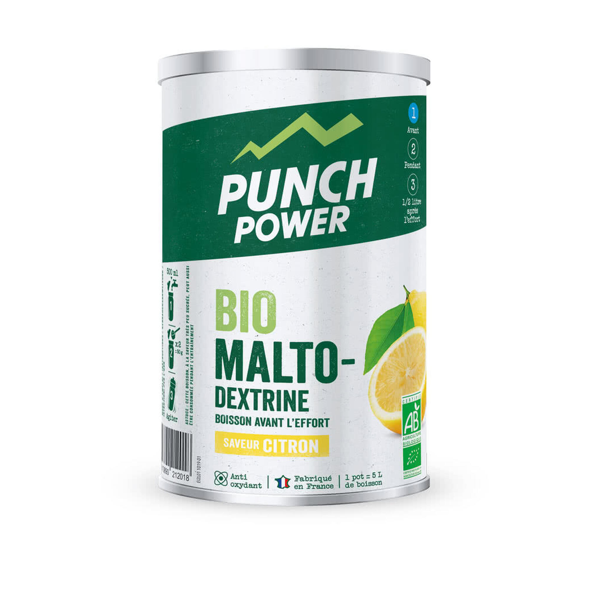 Punch Power Biomaltodextrine 500 g - Citron