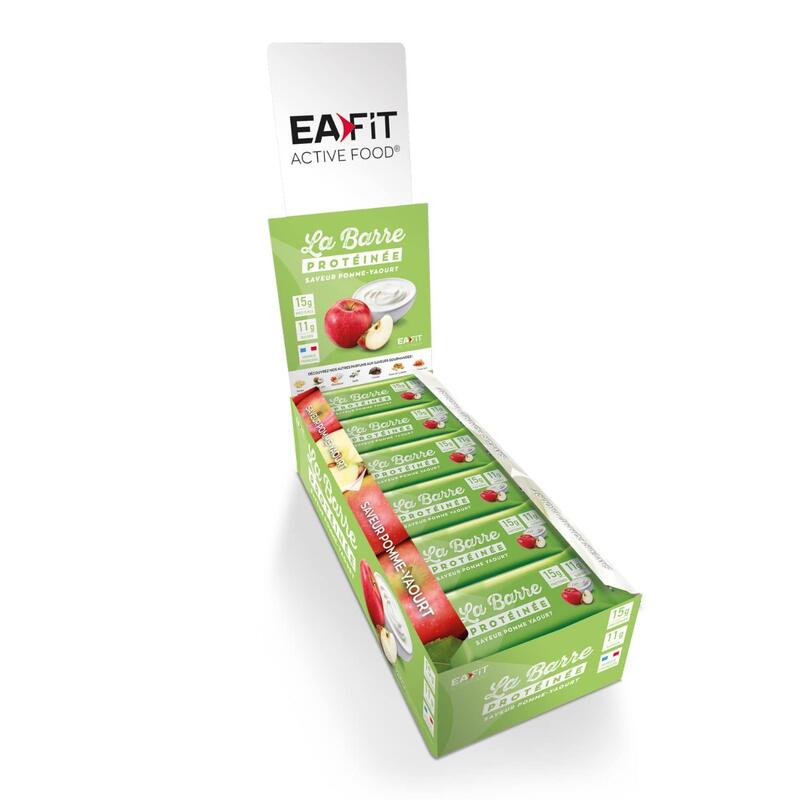 EAFIT La Barre Protéinée Pomme Yaourt - Boite de 24 barres