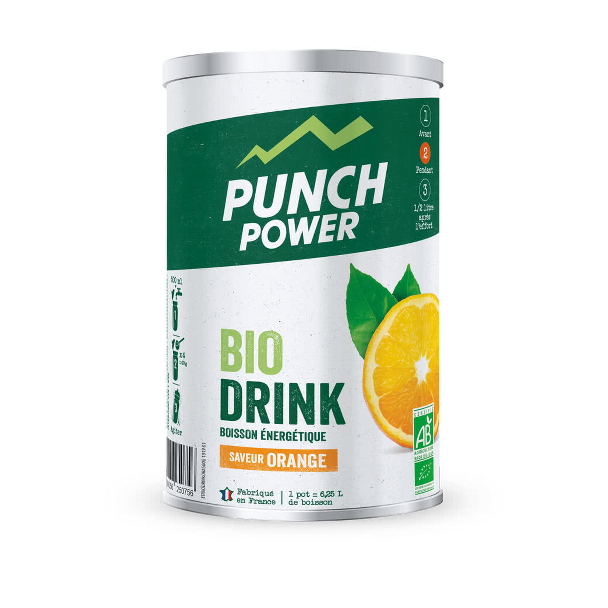 Punch Power Biodrink 500 g - Orange