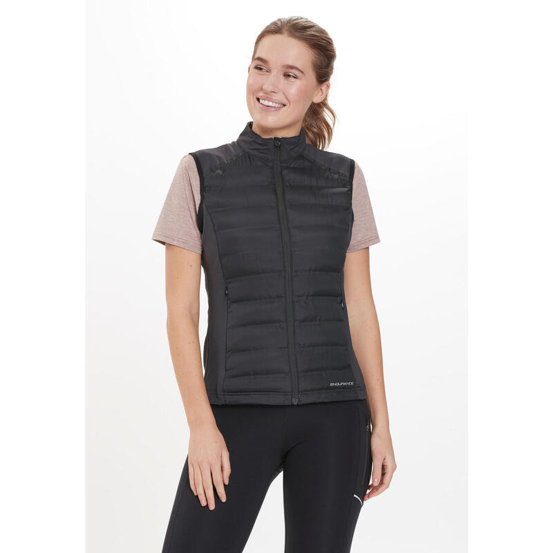 Steppweste Reitta Wandern/Outdoor/Trekking Damen Black Atmungsaktiv ENDURANCE