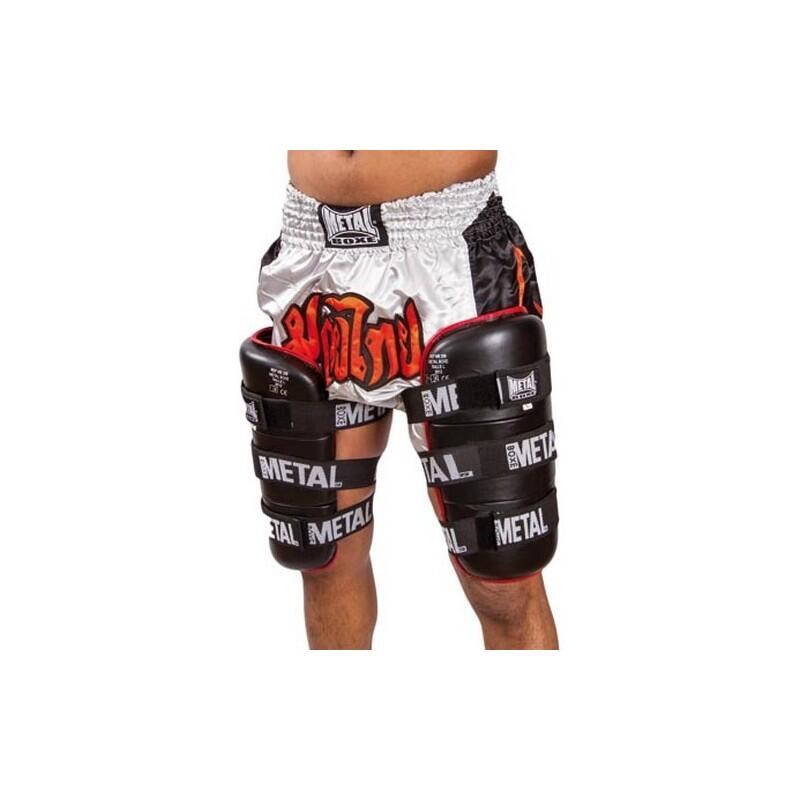 Metal Boxe Protege Cuisse La Paire 3/3