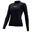 LADIES ESSENTIAL LONG SLEEVES RASHGUARD - BLACK/PHOENIX RED