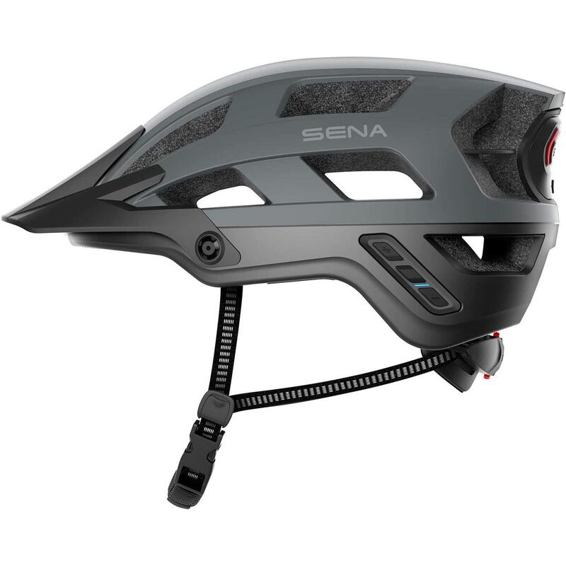 CASCO DA BICI (CON SISTEMA DI COMUNCIAZIONE INTEGRATO ) SENA M1 EVO, GRIGIO