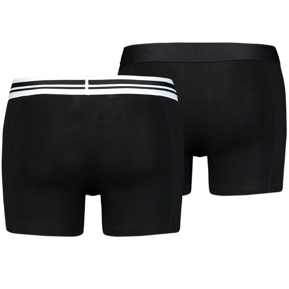 Bokserki treningowe męskie Puma Placed Logo Boxer 2 pack