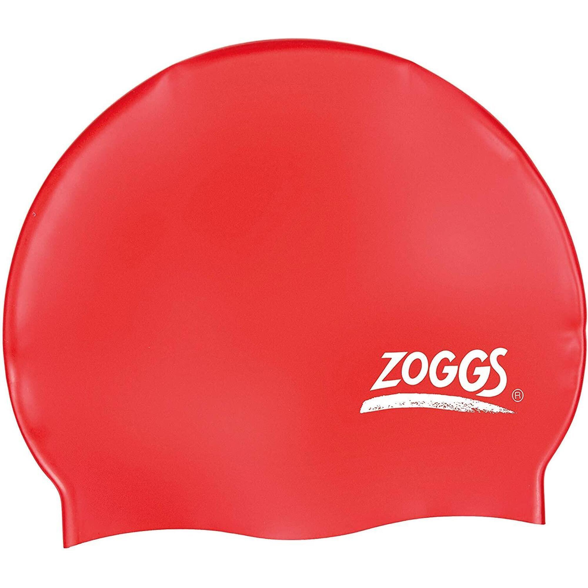 ZOGGS ZOGGS SILICONE SWIMMING CAP RED