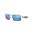 Lunettes de soleil FLAK 2.0 XL blanches, verres PRIZM SAPPHIRE - cat.3 - OAKLEY