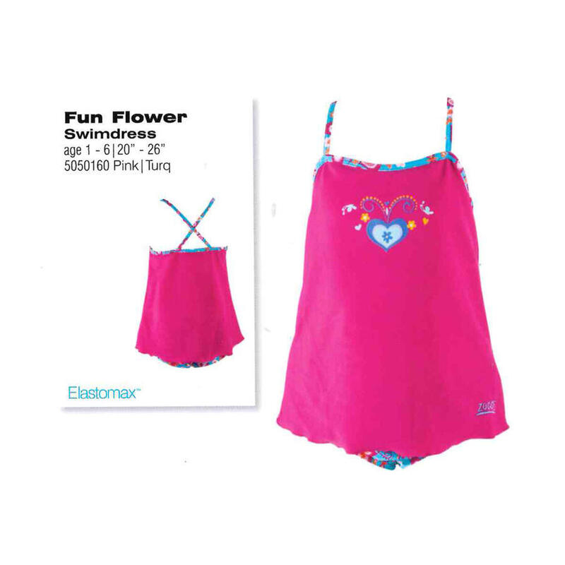 Tots Girl Fun Flower Swimdress Swim Suit