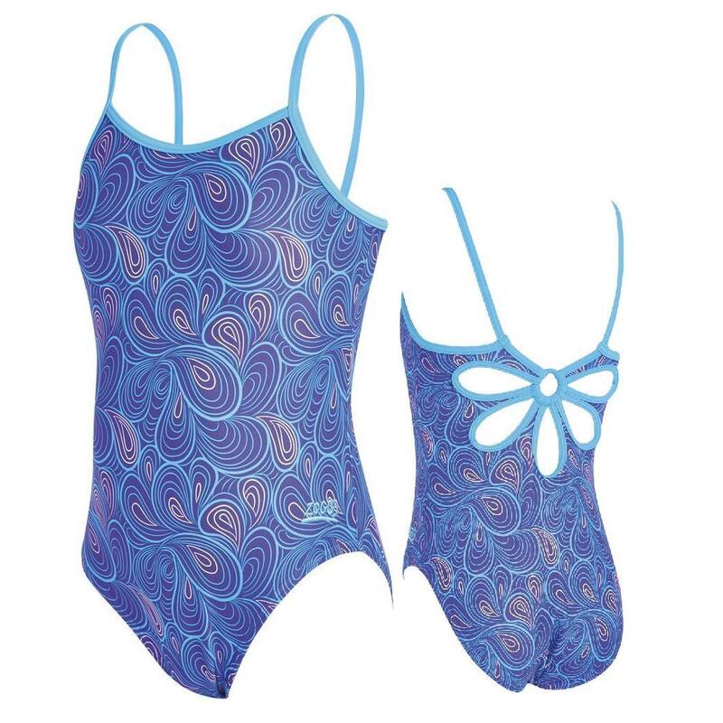 Girls Fluid Fun Yaroomba Floral Swim Suit