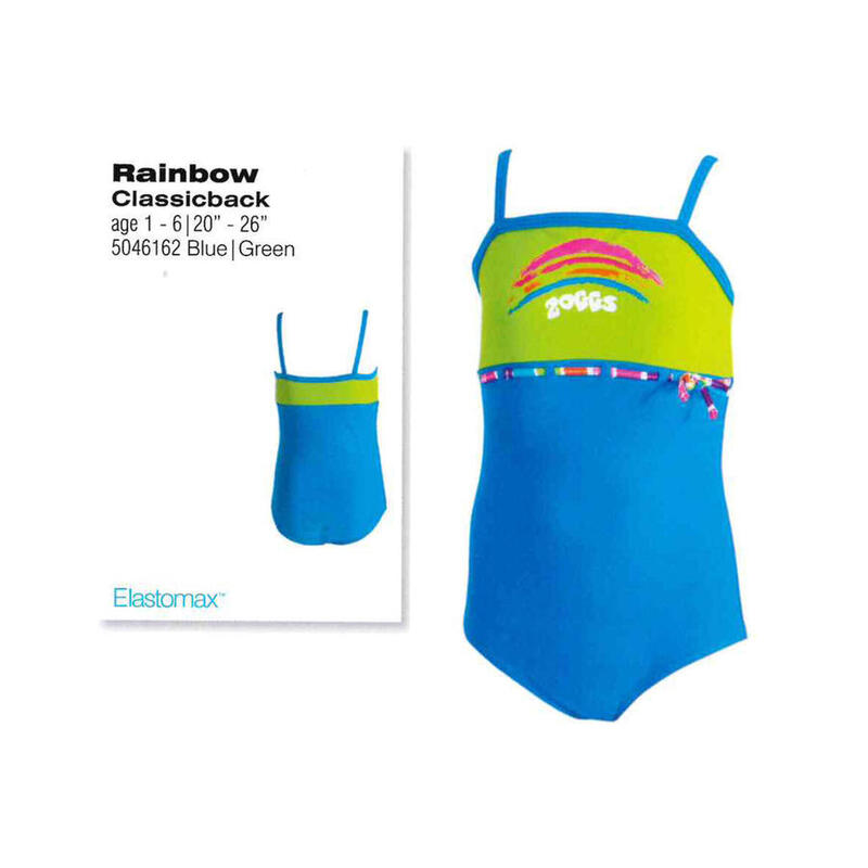 Tots Girl Rainbow Classicback Swim Suit