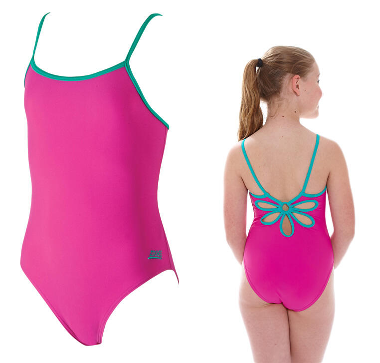 フットケア @Mary Joy Yasui 2 Jumbo pack Girls Hippy Garden Yaroomba Floral Swim Suit