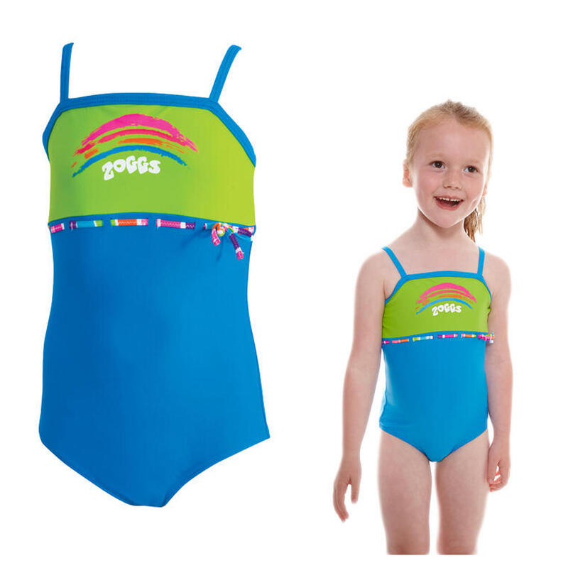 Tots Girl Rainbow Classicback Swim Suit