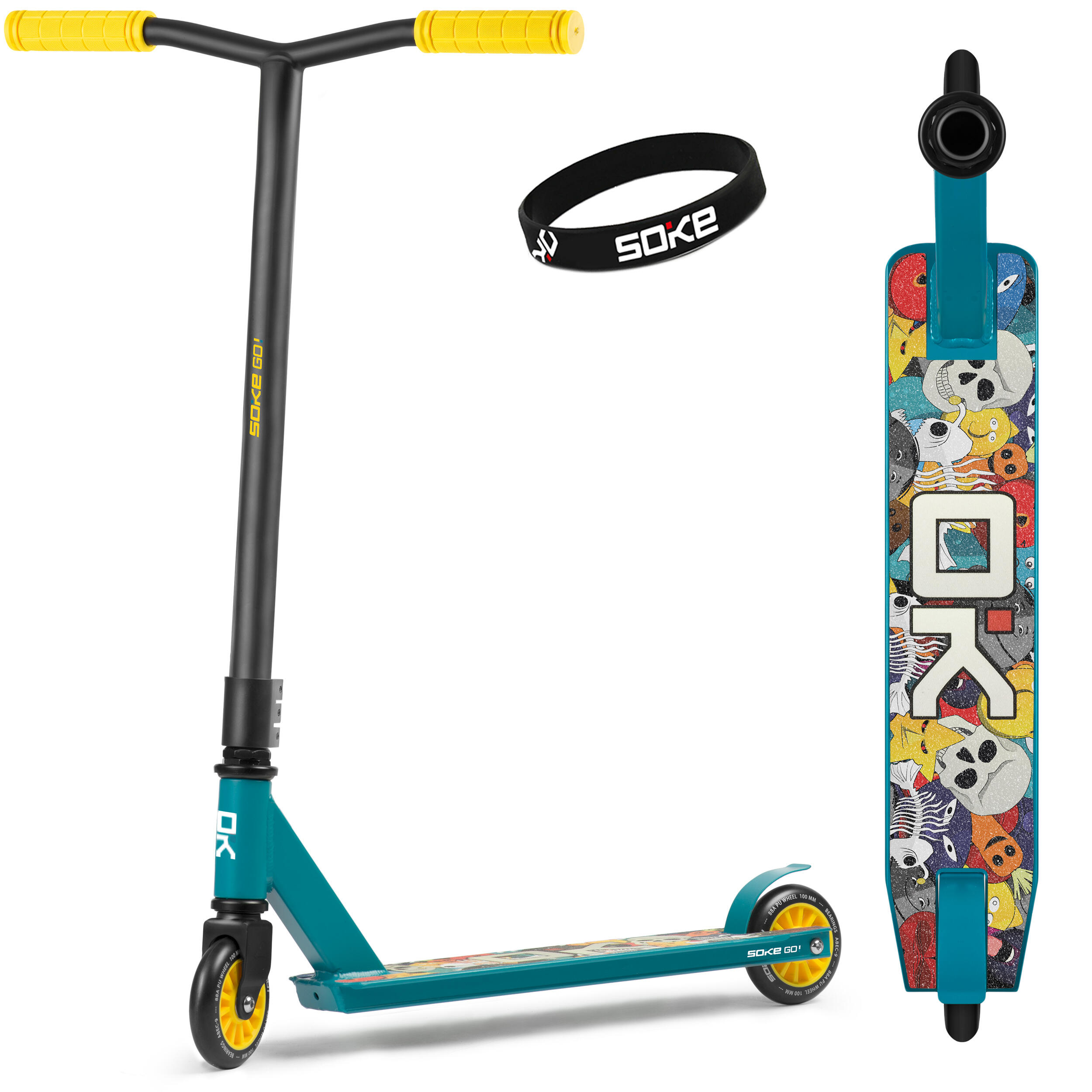 Trotinete Adulto Soke Go Multicor