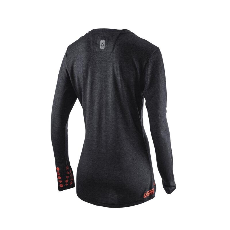 Maglia ciclismo Donna MTB GRAVITY 2.0 Nero