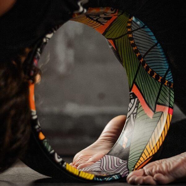 Yoga Wheel Art - Anti Slip
