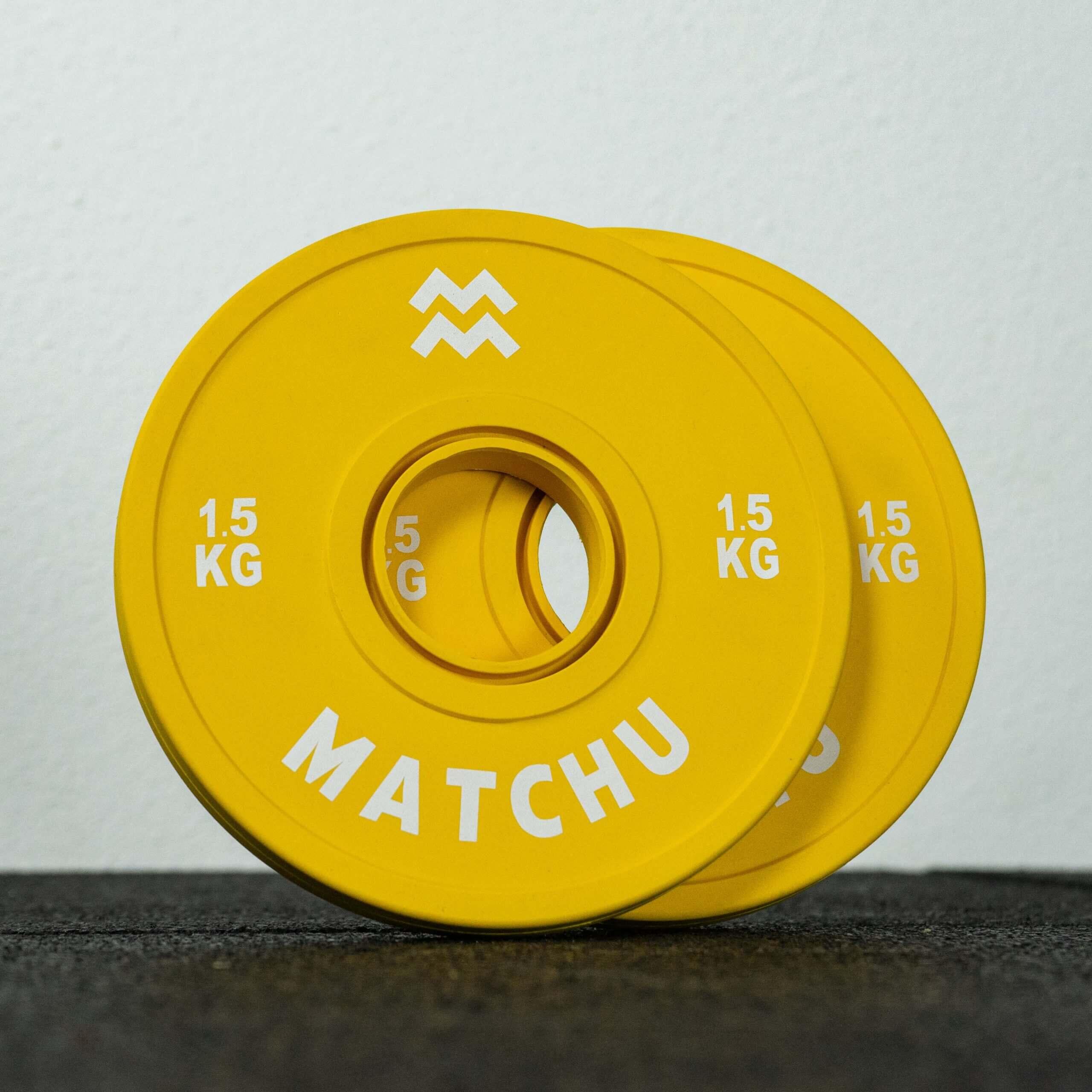 Mini Hantelscheiben 2er Set - 1,5 kg ø 50mm - Bumper Plates - Fractional Plates 5/5