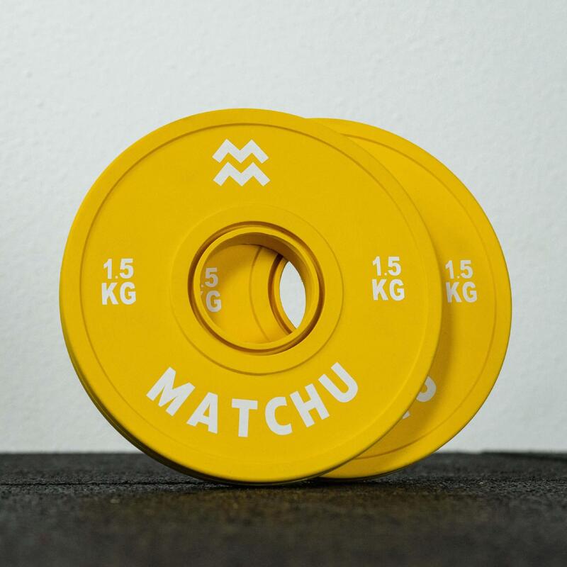 Disco de musculação olímpico 1,5kg ø 17 mm