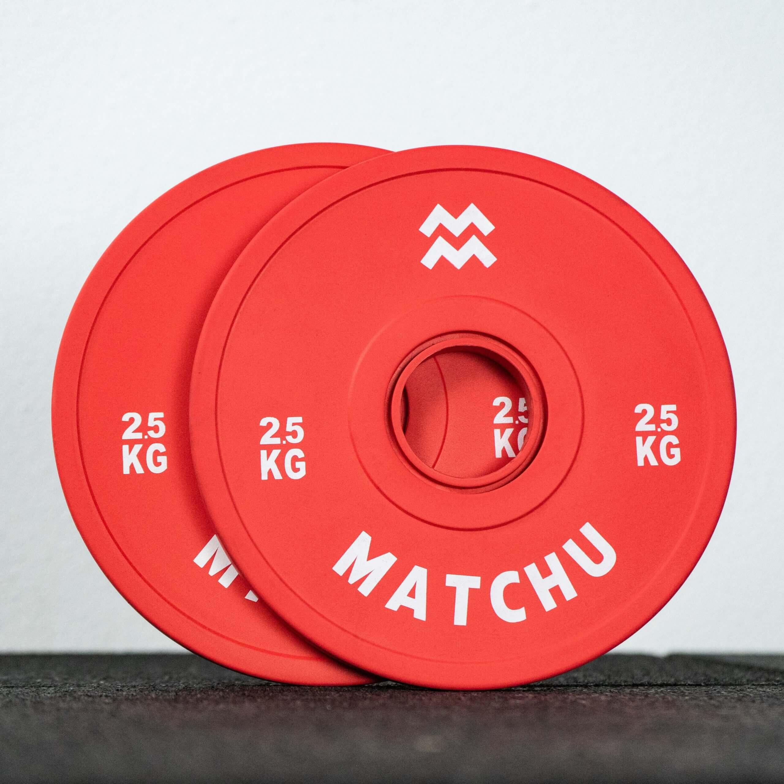 Dischi Palestra - Disco gomma - Fractional plate - 2,5 kg - 50mm - Set di 2 5/5