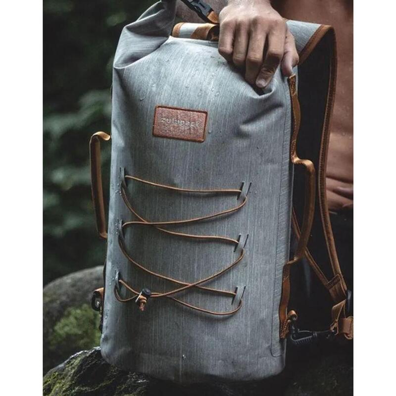 SMART TUBE Waterproof bag 20L - Grey/Camel