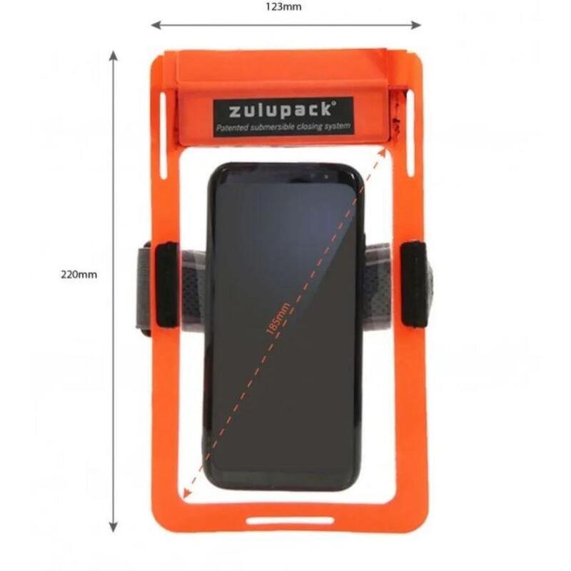Phone Twist & Ride IP68 Phone Watertight pocket - Orange