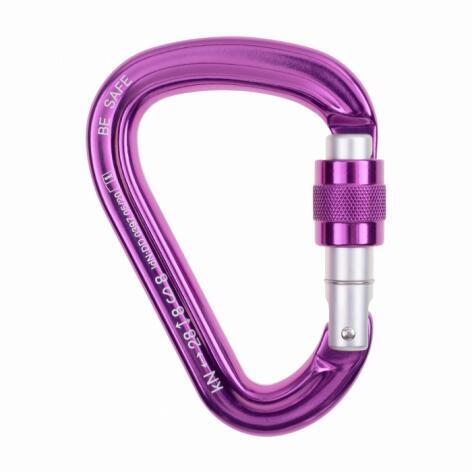 Be Safe Climbing Carabiner - Purple