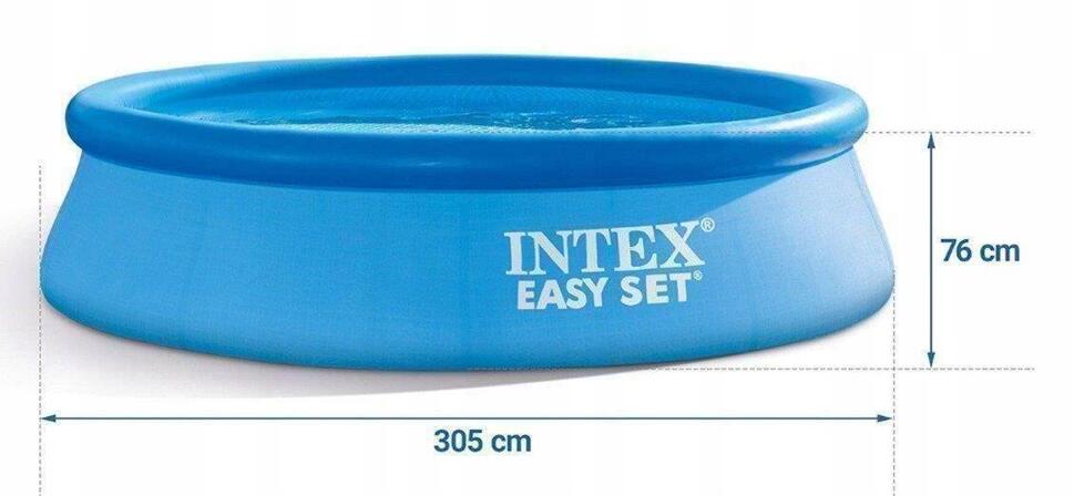Basen ogrodowy rozporowy Intex 28122 305cm + Pompa