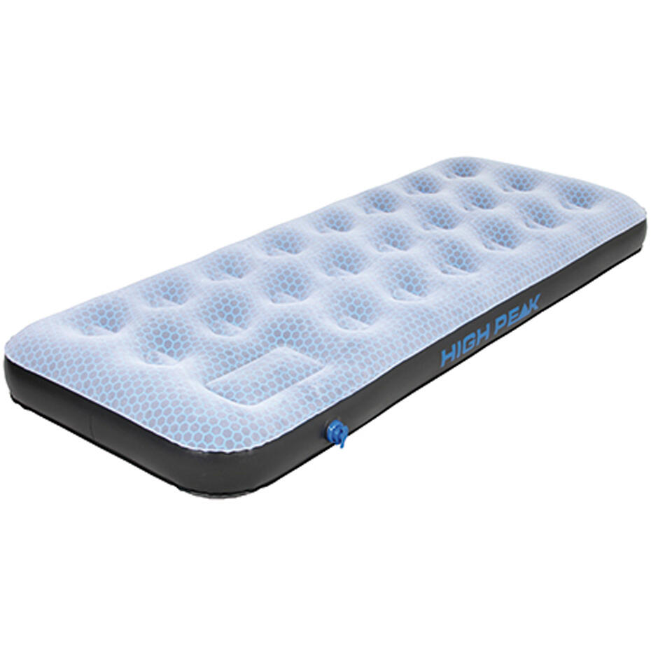 High Peak - Lit À Air Comfort Plus Matelas Camping D'Invité Single - Matelas Gonflable - Gris|noir - Taille Unique - Decathlon