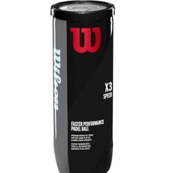 Tube de 3 balles Wilson Padel X3 - Extreme Padel