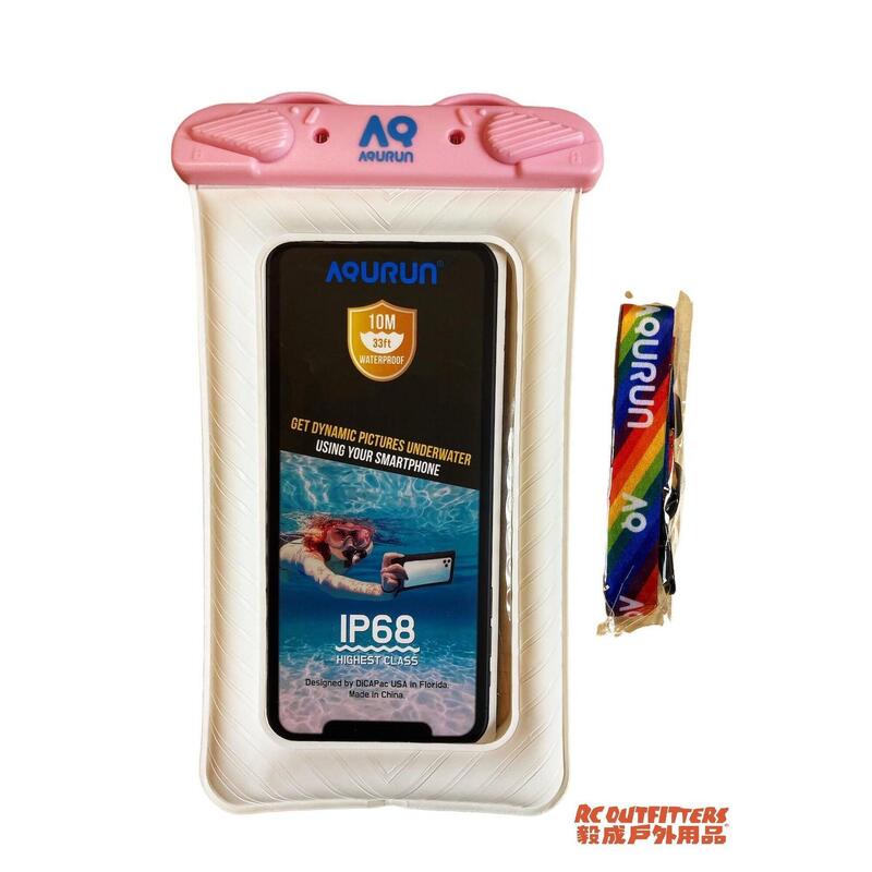 AQ10 IP68 Waterproof Case 6.8" - Pink